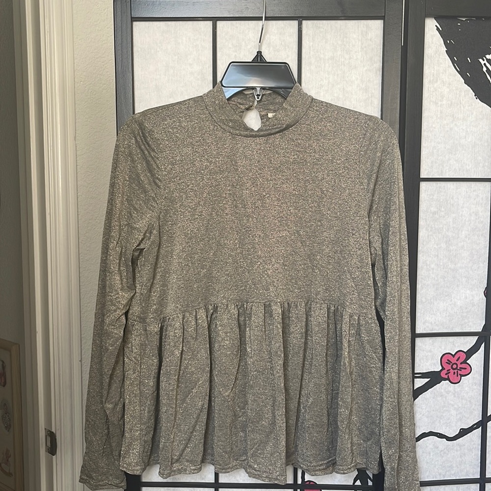Cousin Earl Glitter Long Sleeve Top